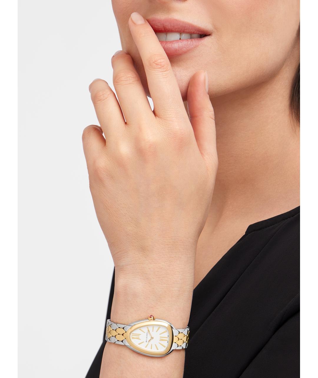 BVLGARI Золотые часы из желтого золота, фото 5
