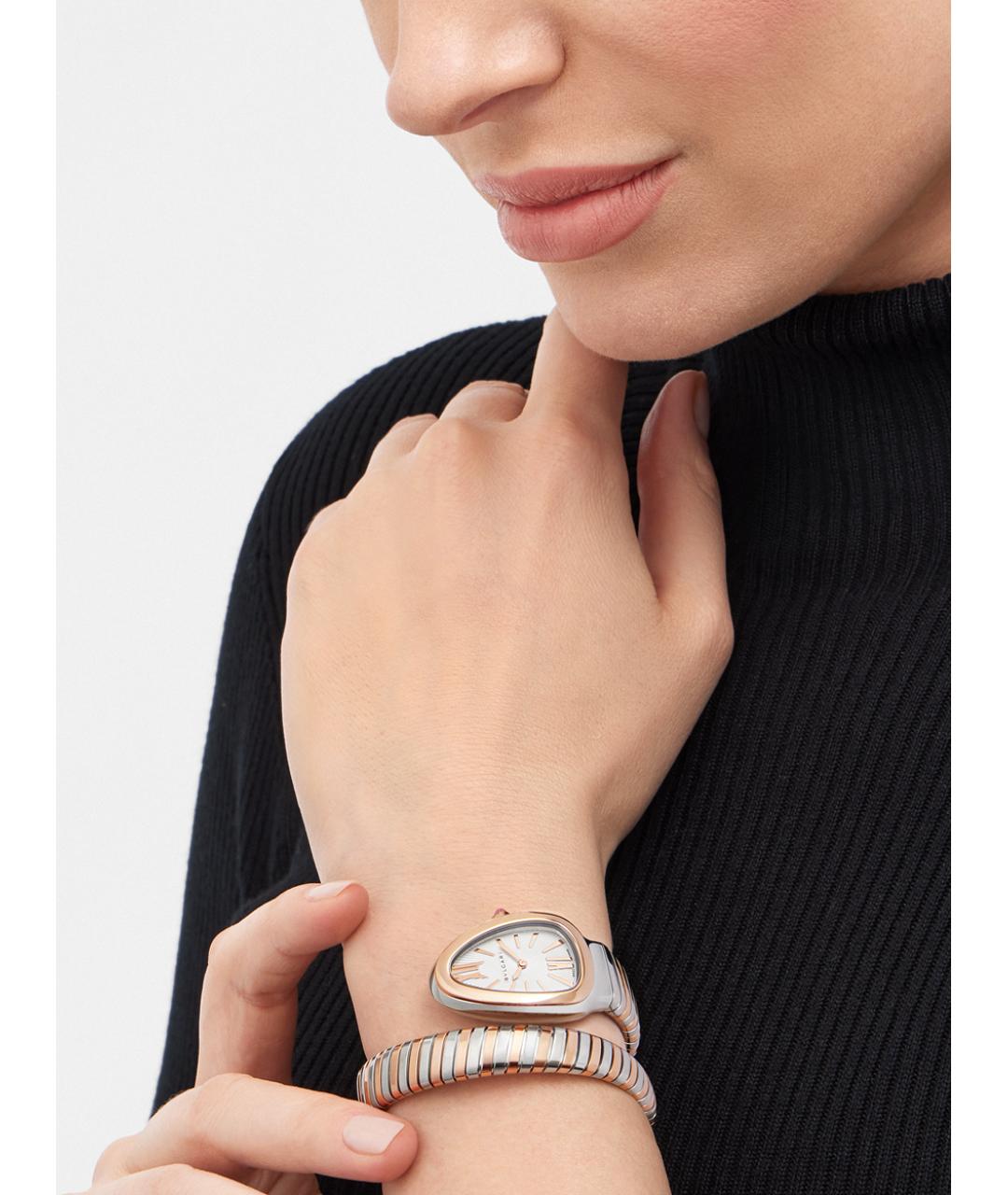 BVLGARI Золотые часы из розового золота, фото 5