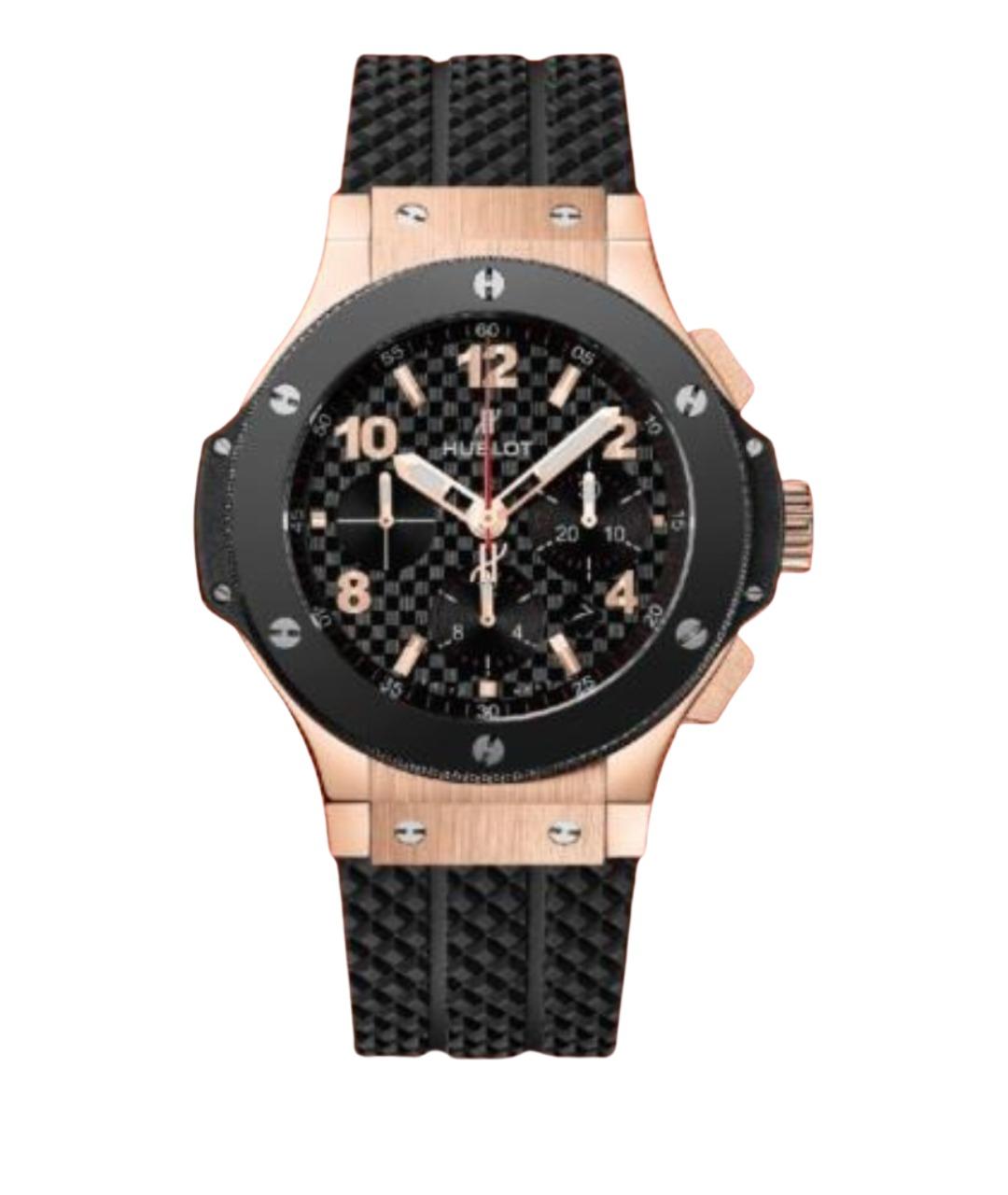 HUBLOT Черные часы из розового золота, фото 1
