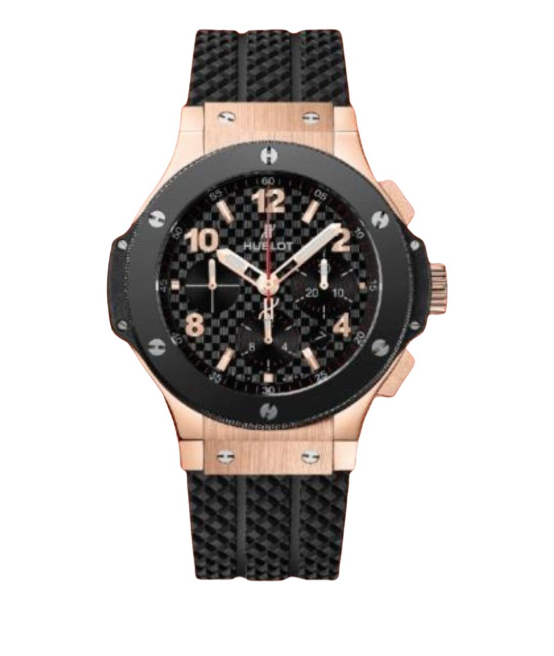 HUBLOT Черные часы из розового золота, фото 2