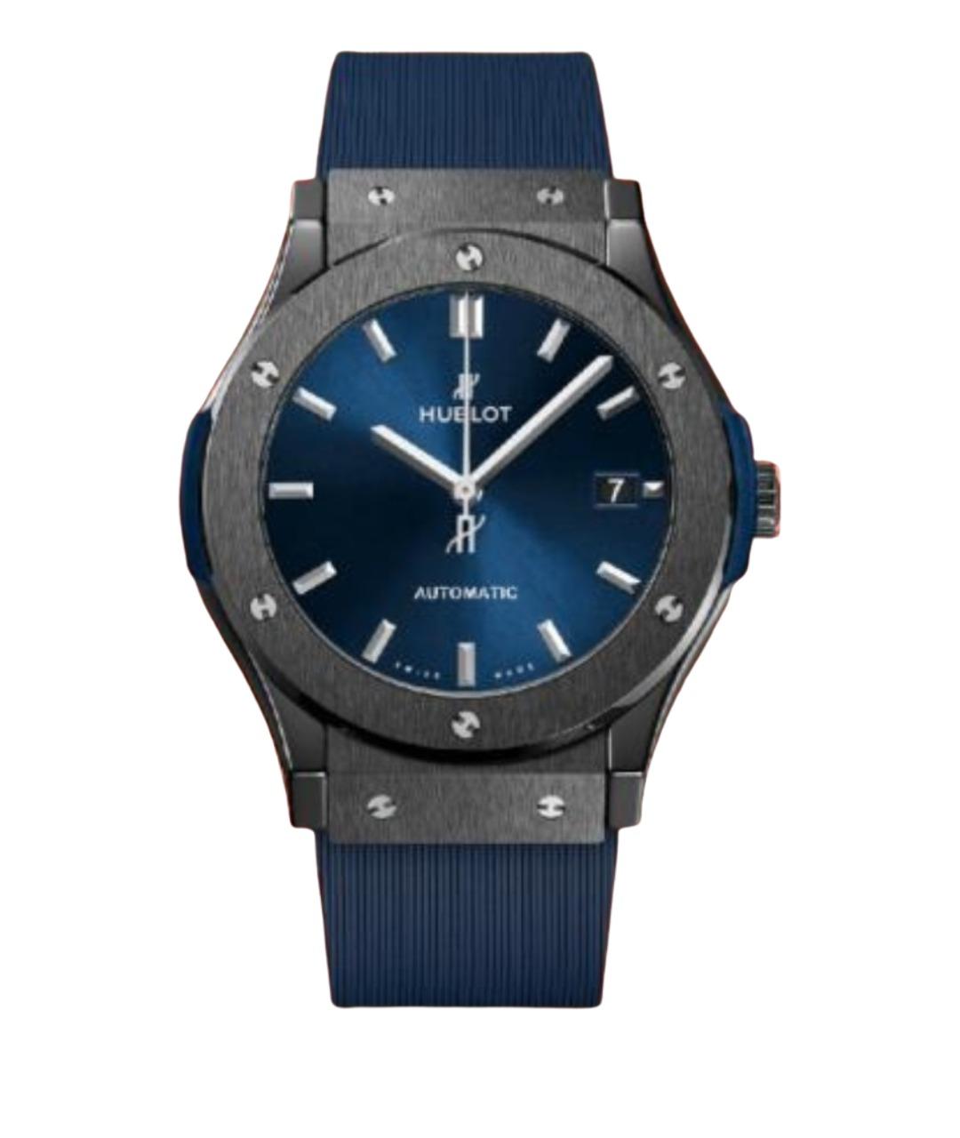 HUBLOT Синие керамические часы, фото 2