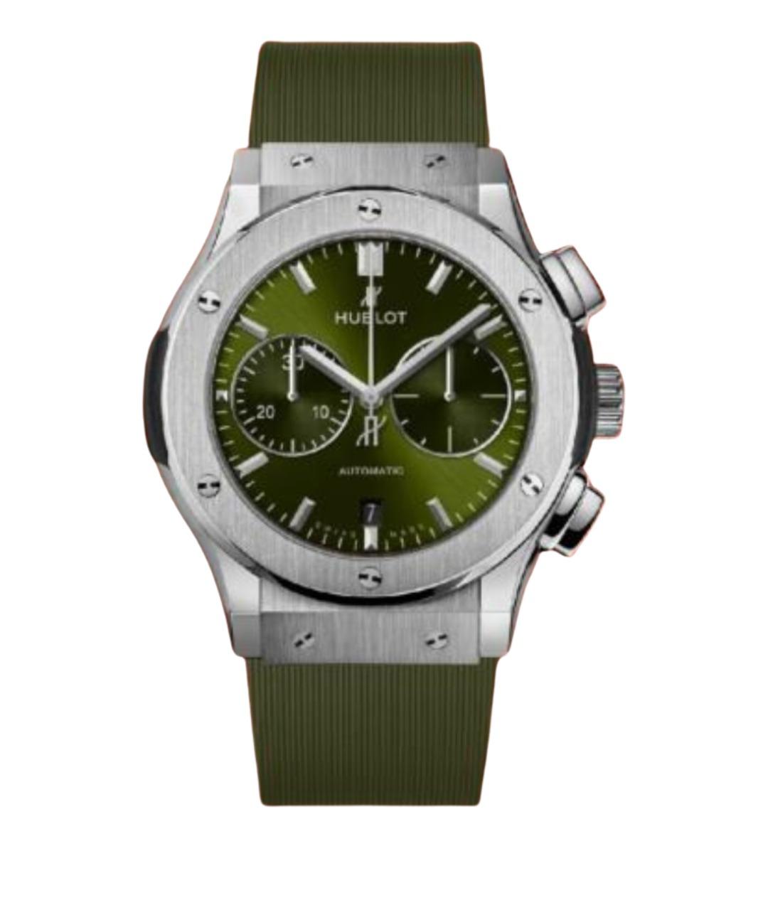 HUBLOT Зеленые часы, фото 1