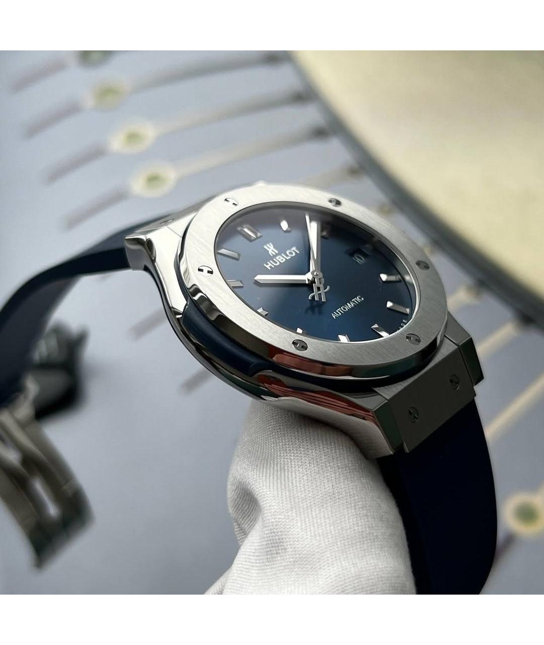 HUBLOT Синие часы, фото 7