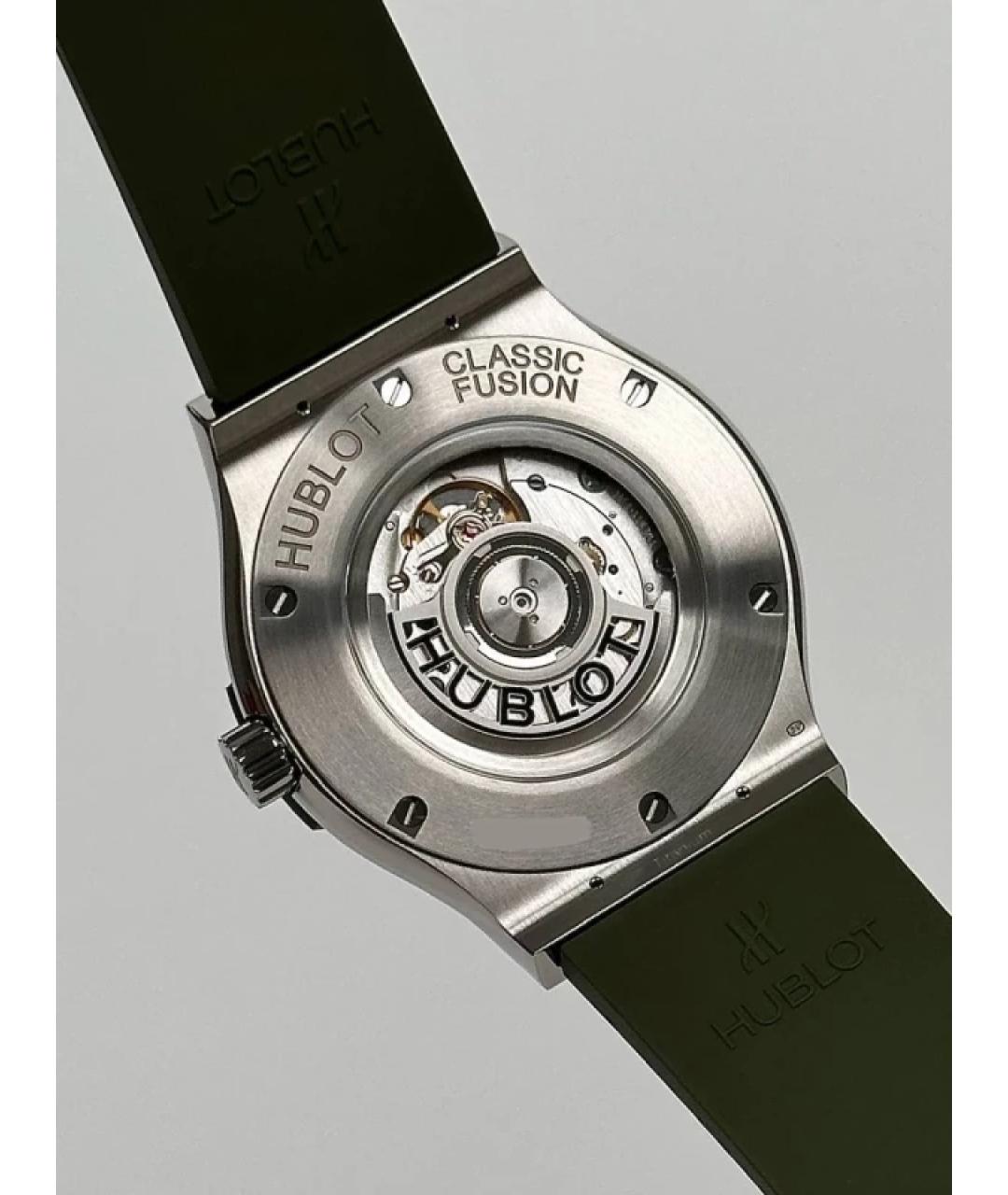 HUBLOT Зеленые часы, фото 5