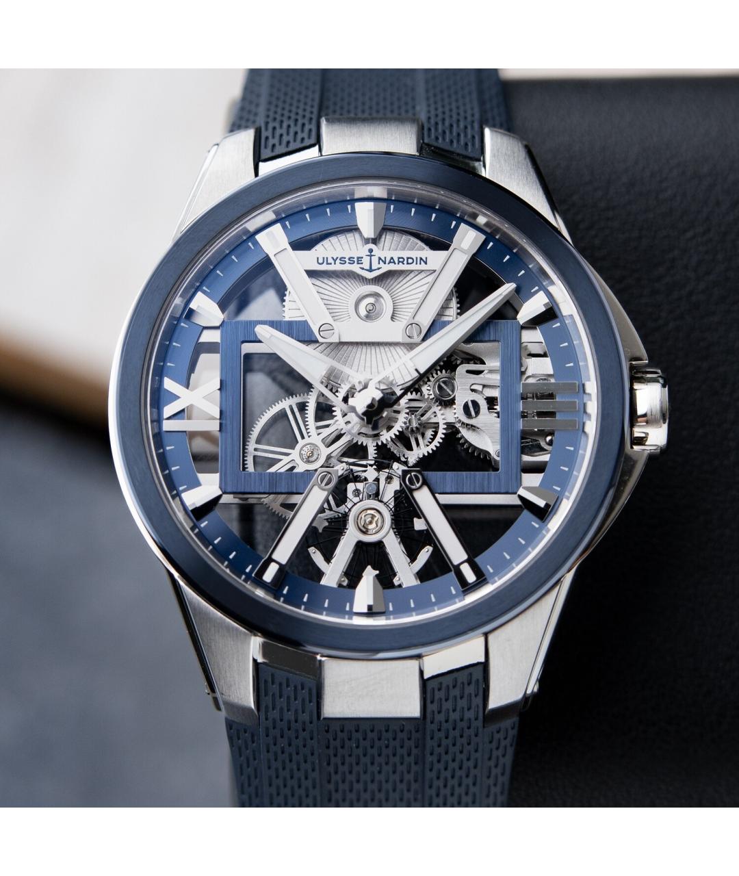 Ulysse Nardin Синие часы, фото 2