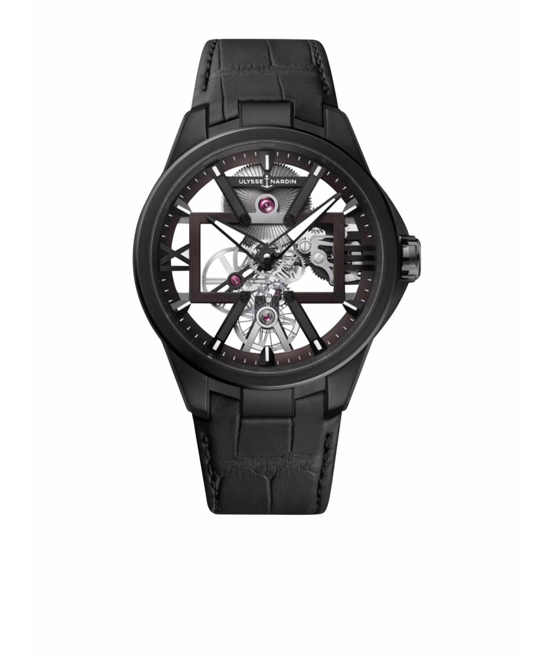 Ulysse Nardin Черные часы, фото 1