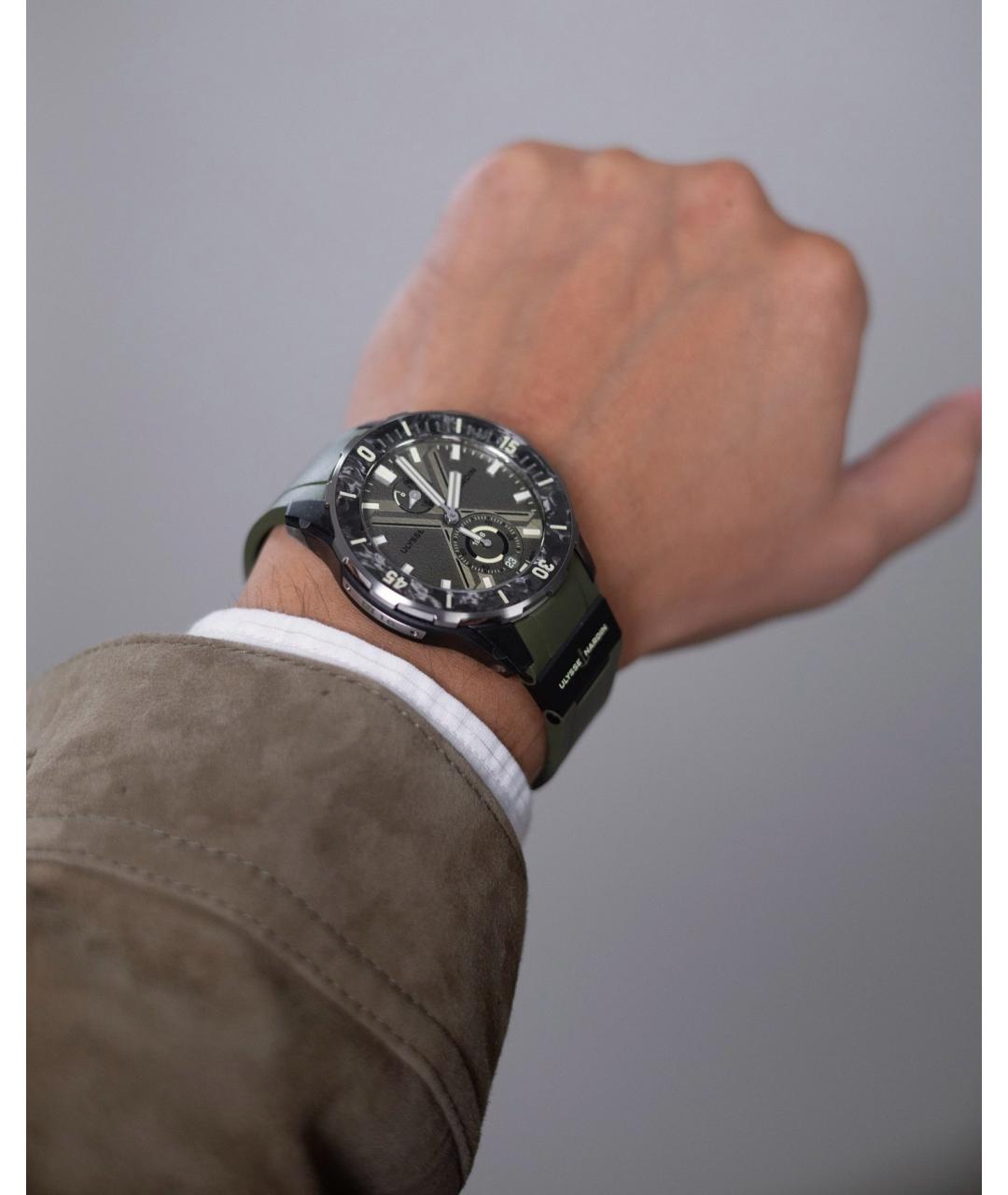 Ulysse Nardin Зеленые часы, фото 2