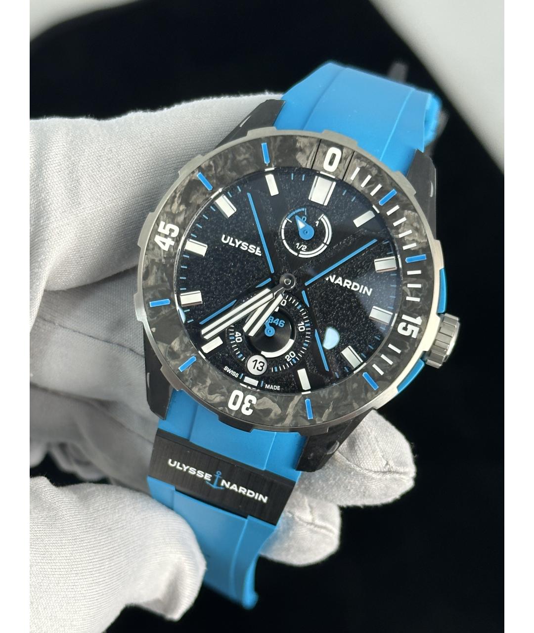Ulysse Nardin Черные часы, фото 2