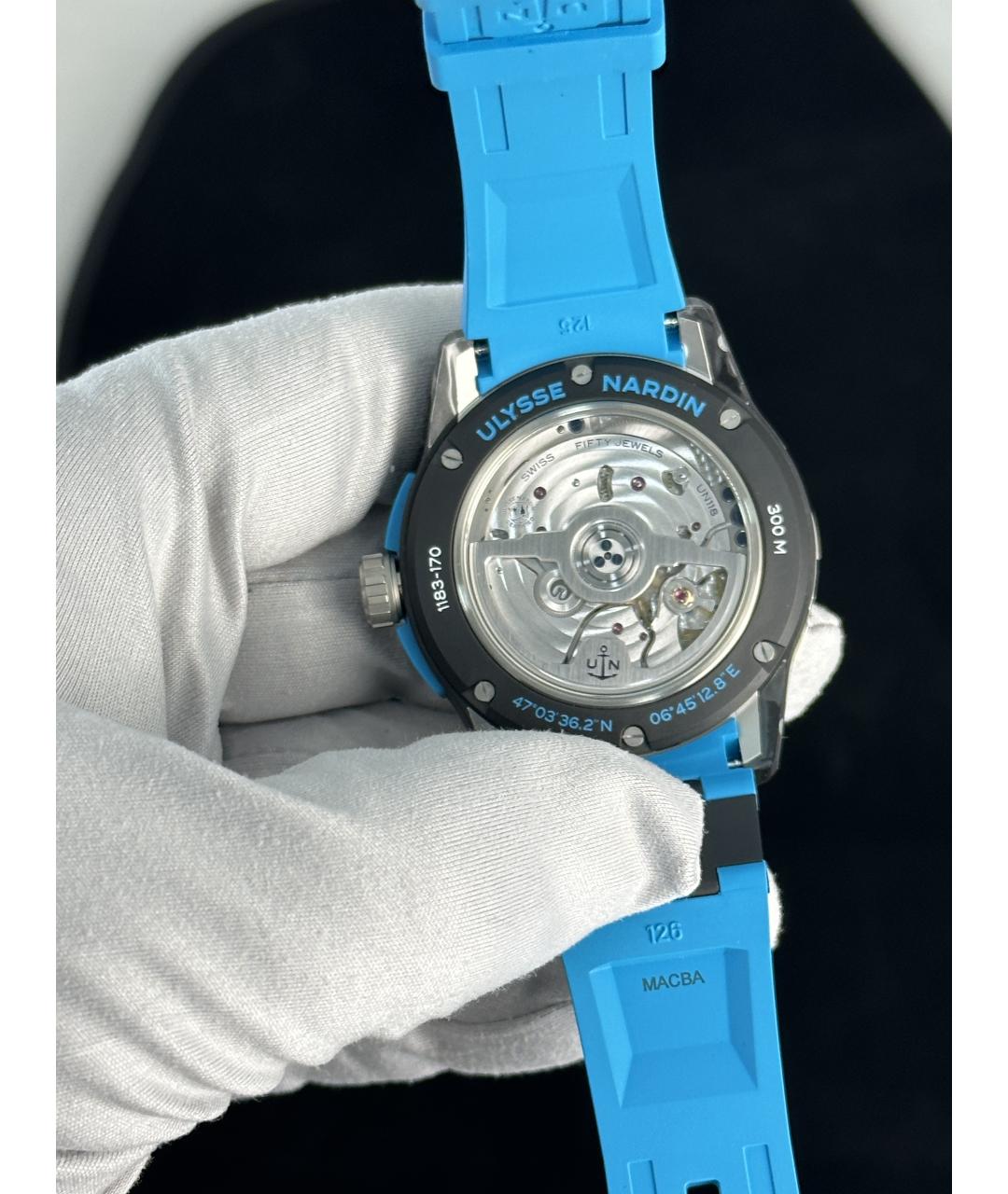 Ulysse Nardin Черные часы, фото 5