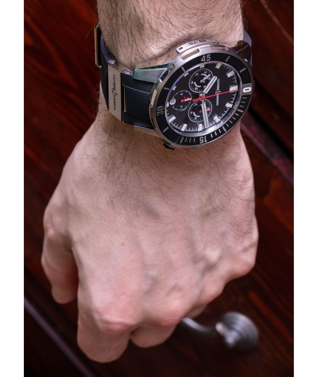Ulysse Nardin Черные часы, фото 2