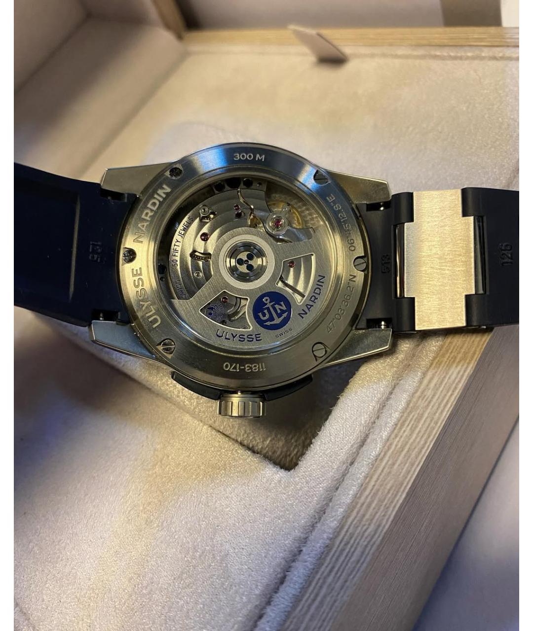 Ulysse Nardin Синие часы, фото 6