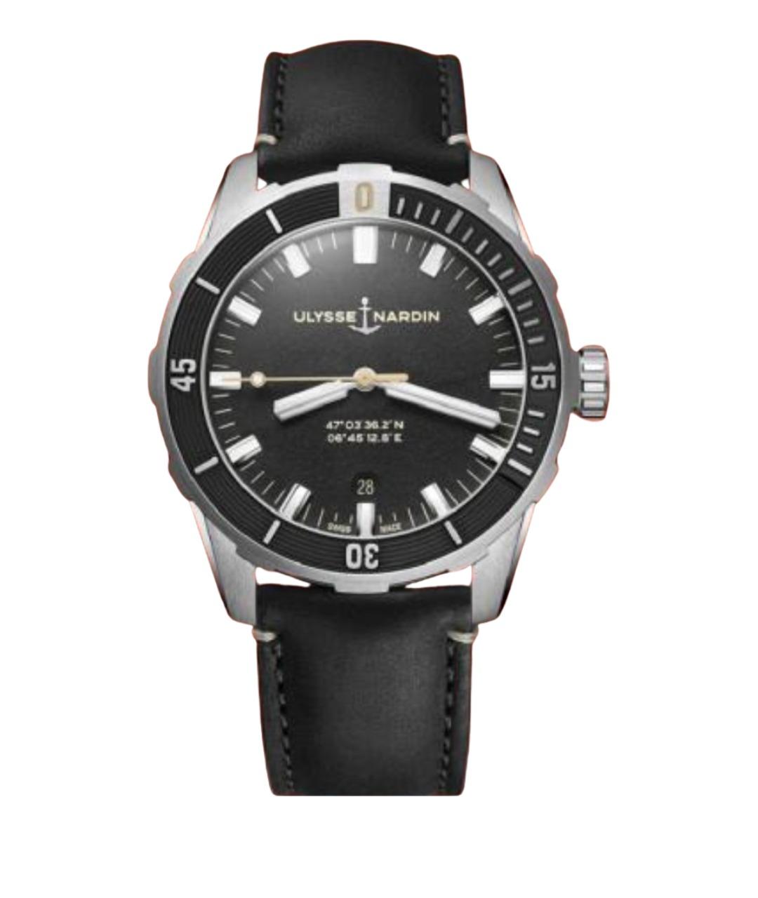Ulysse Nardin Черные часы, фото 1