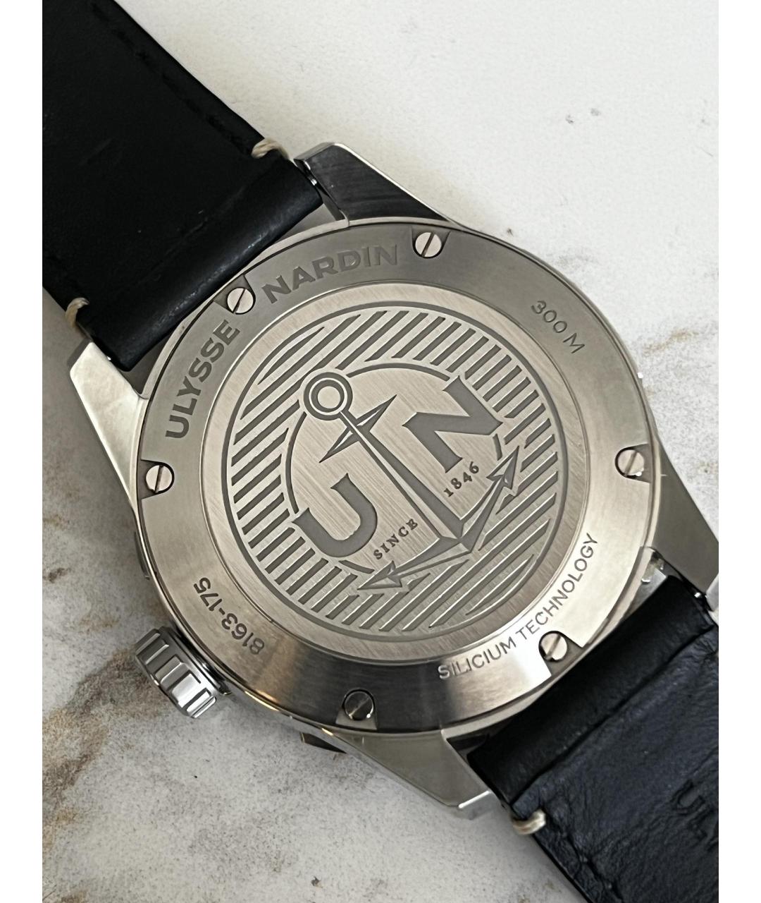 Ulysse Nardin Черные часы, фото 4