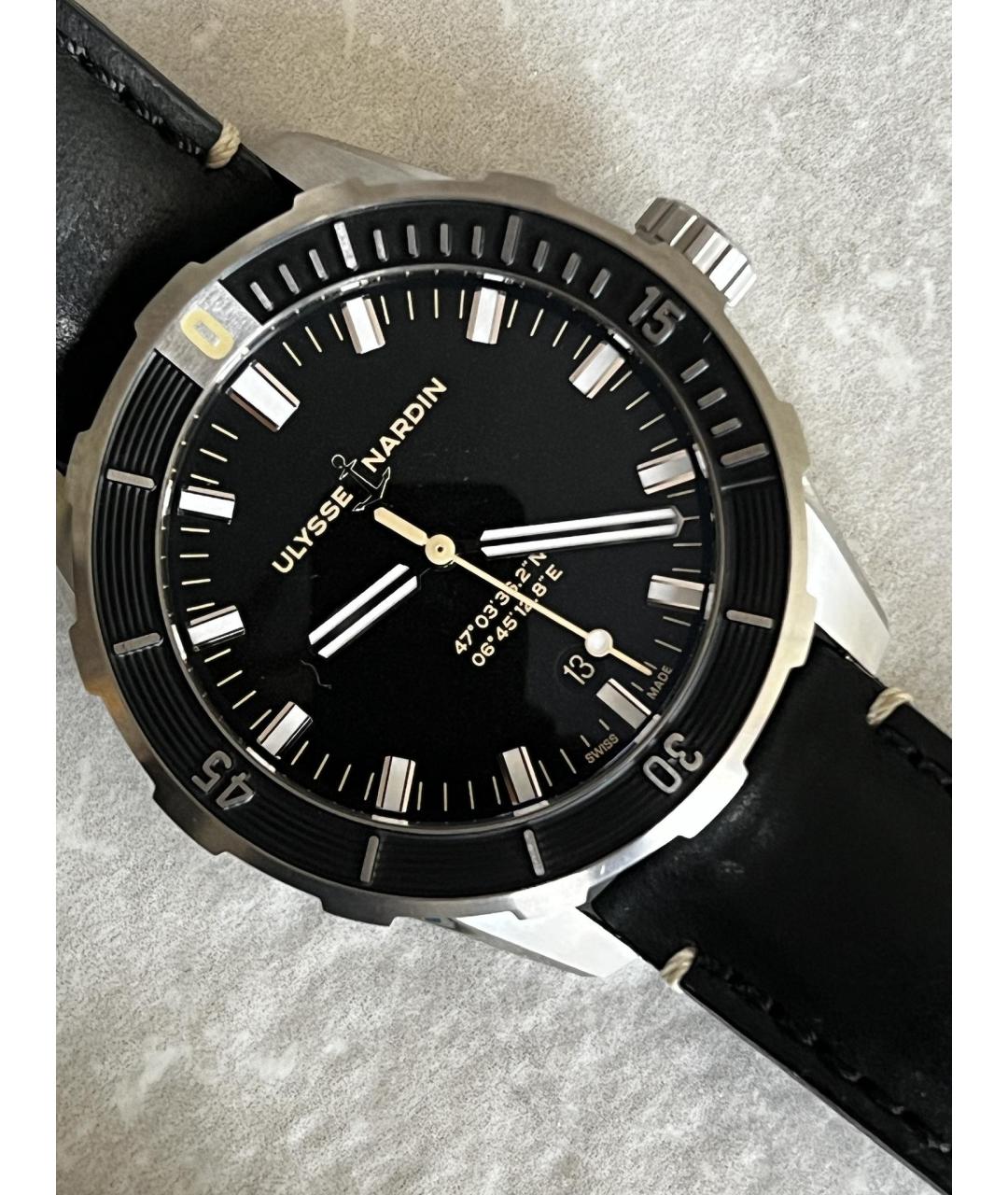 Ulysse Nardin Черные часы, фото 5