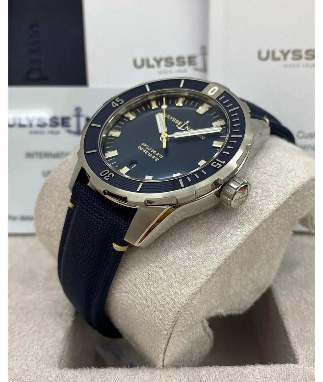 Ulysse Nardin Синие часы, фото 5