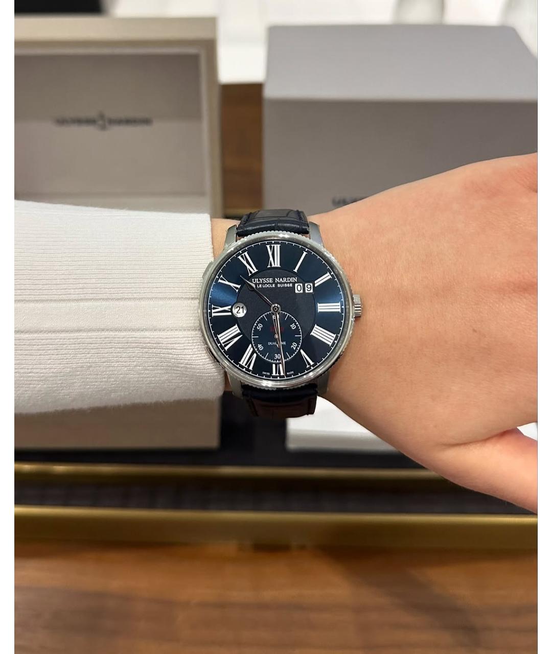Ulysse Nardin Синие часы, фото 2