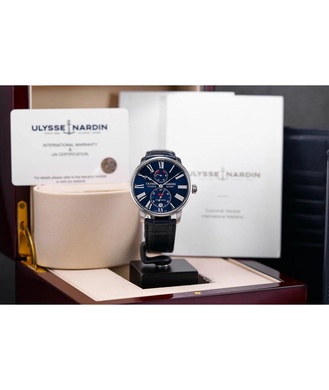 Ulysse Nardin Синие часы, фото 6
