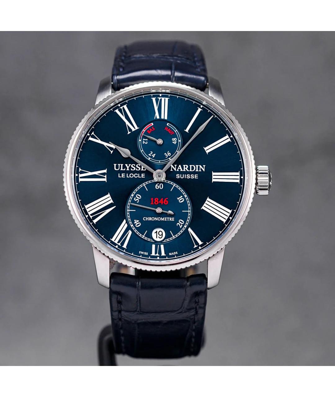 Ulysse Nardin Синие часы, фото 3