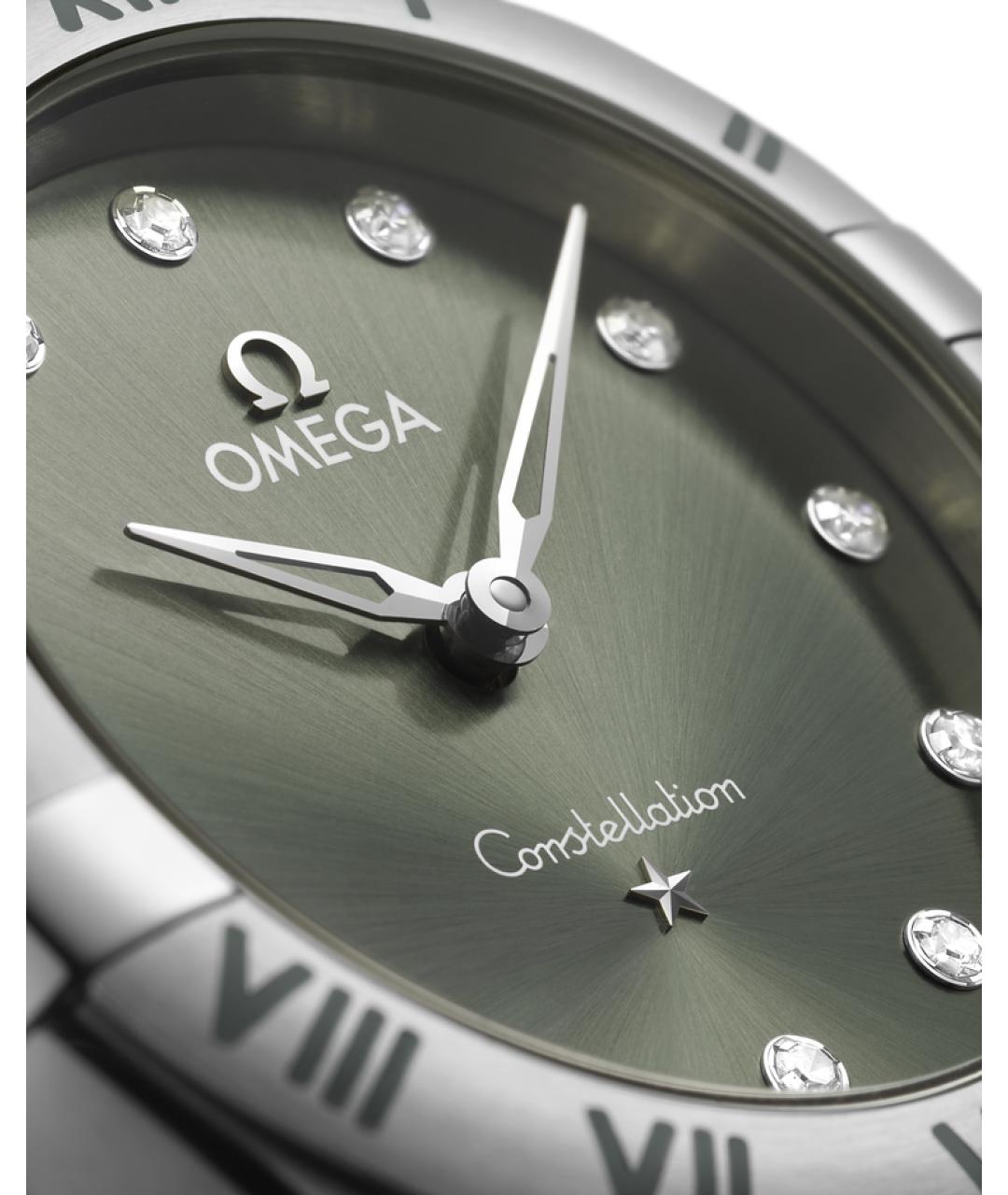 OMEGA Зеленые часы, фото 3