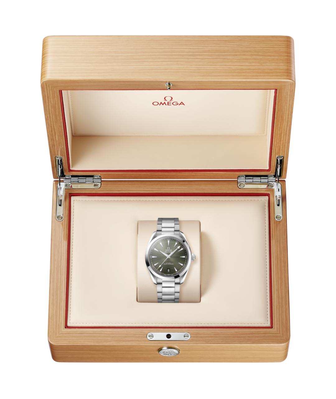 OMEGA Зеленые часы, фото 5