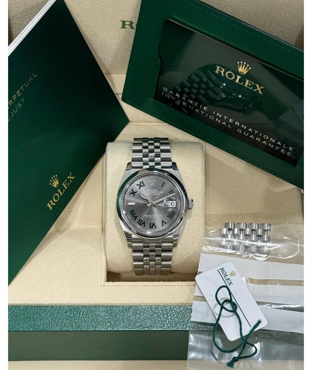 ROLEX Серые часы, фото 2