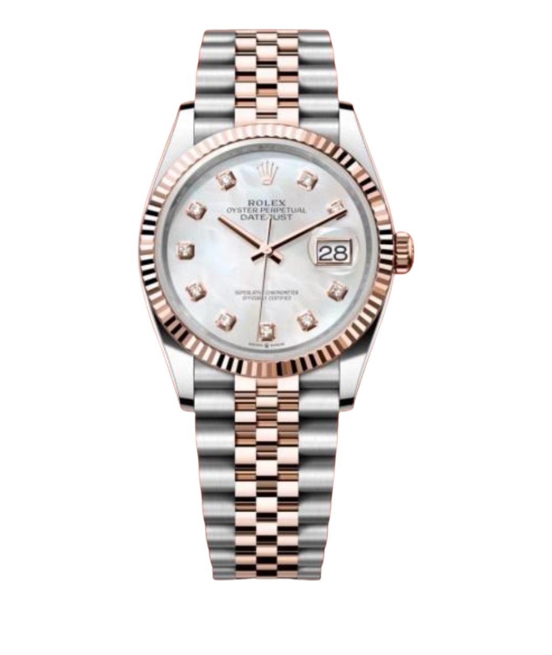 ROLEX Серые часы из розового золота, фото 1