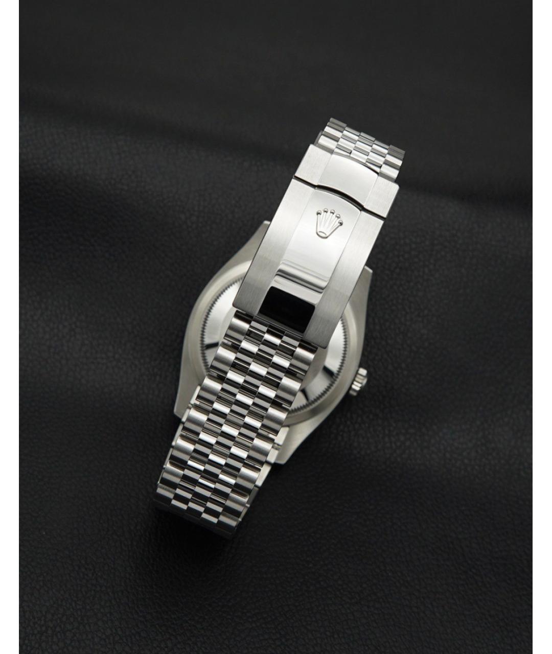 ROLEX Серые часы из белого золота, фото 6