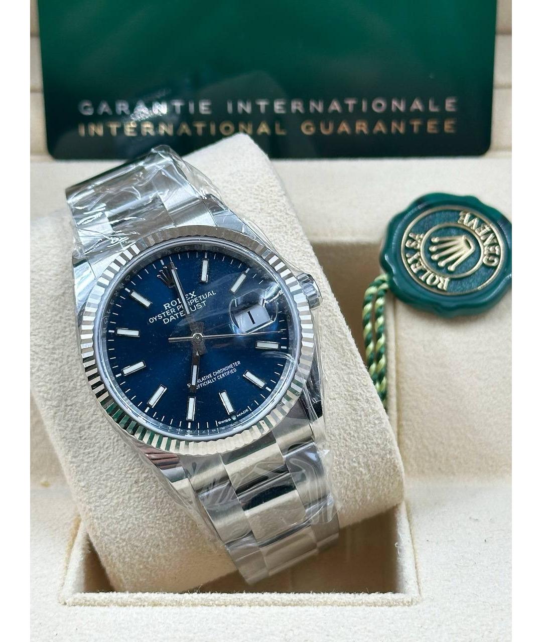 ROLEX Синие часы, фото 4
