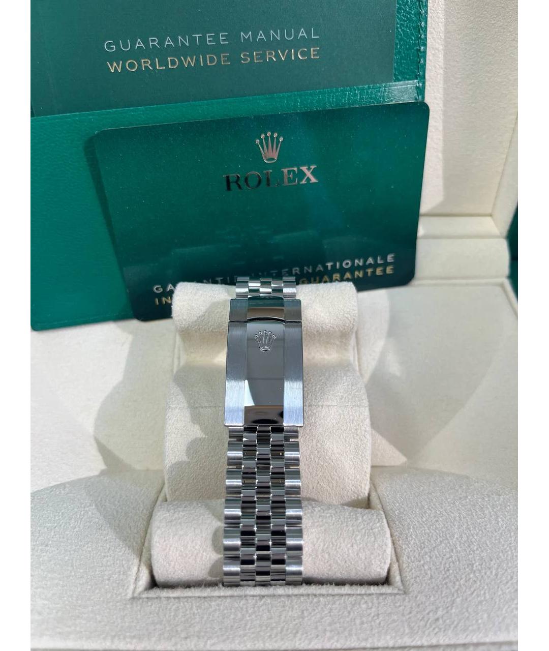 ROLEX Розовые часы из белого золота, фото 4