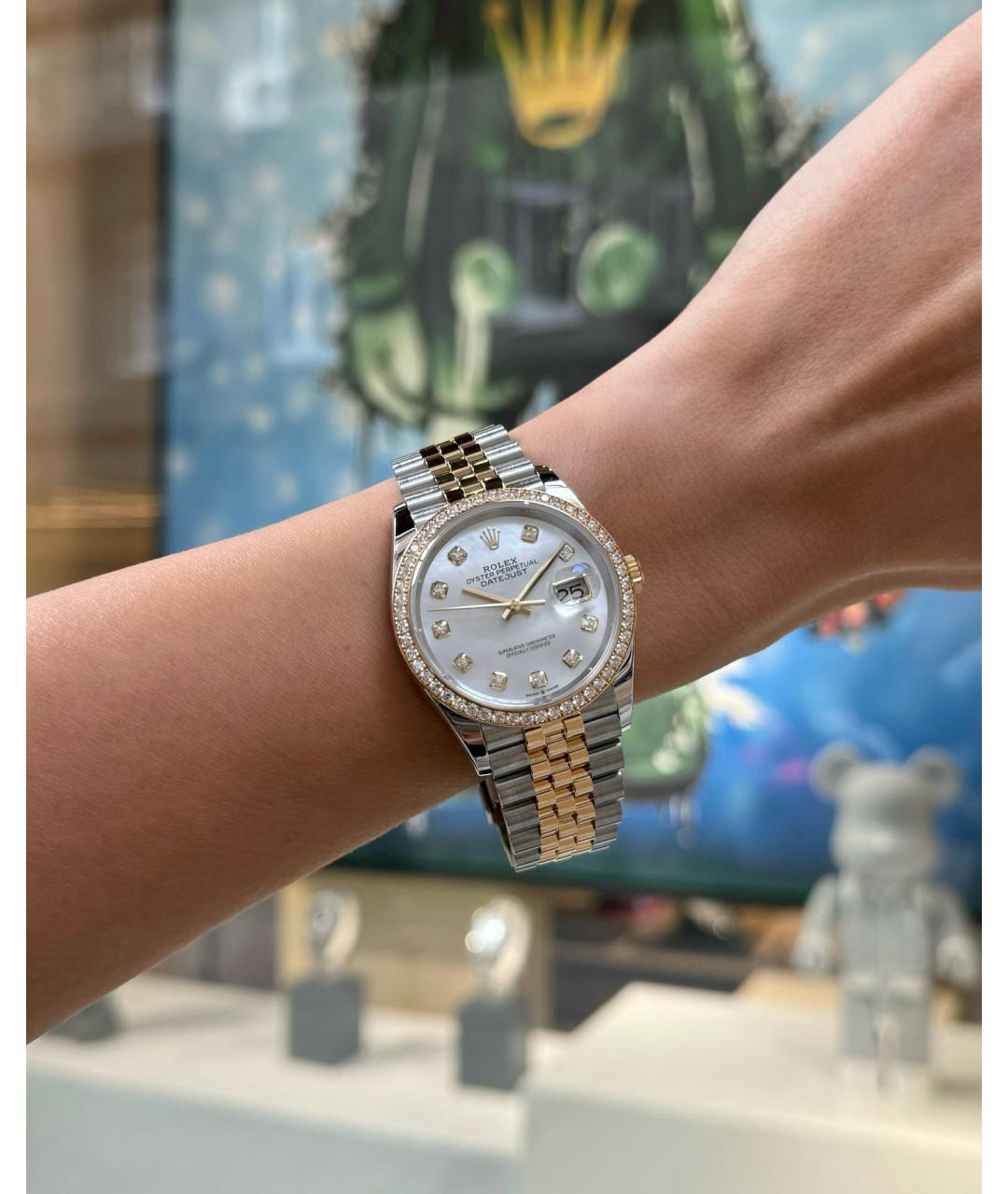 ROLEX Золотые часы из желтого золота, фото 4