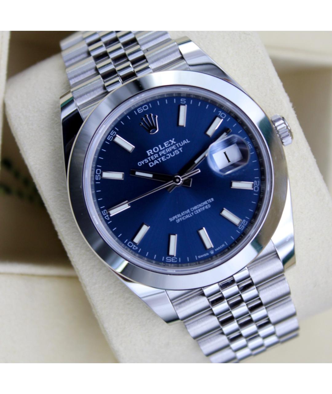 ROLEX Синие часы, фото 8