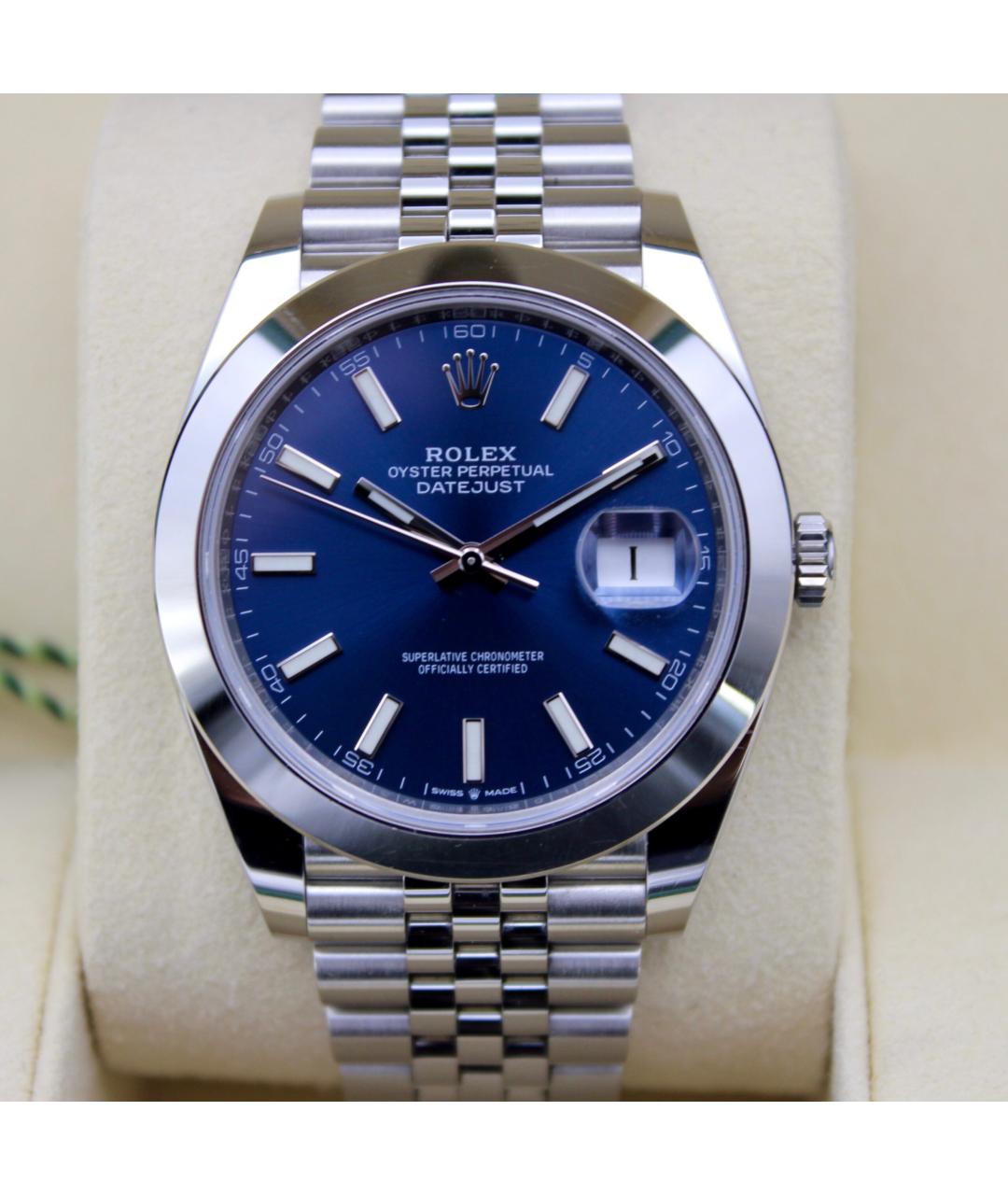 ROLEX Синие часы, фото 4