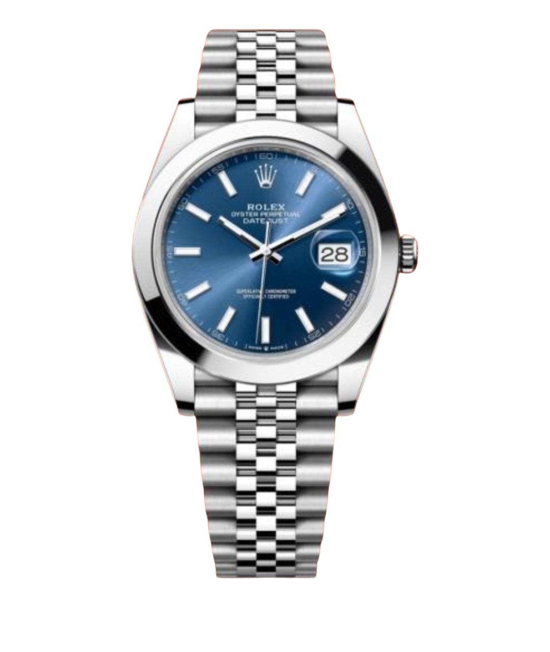 ROLEX Синие часы, фото 1