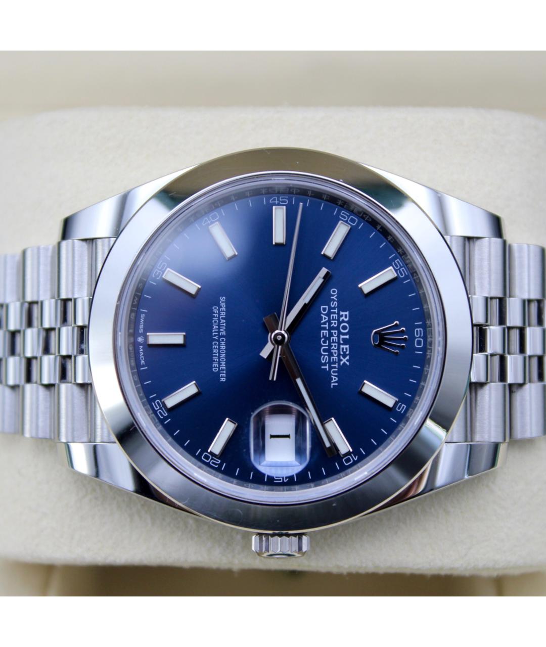 ROLEX Синие часы, фото 6