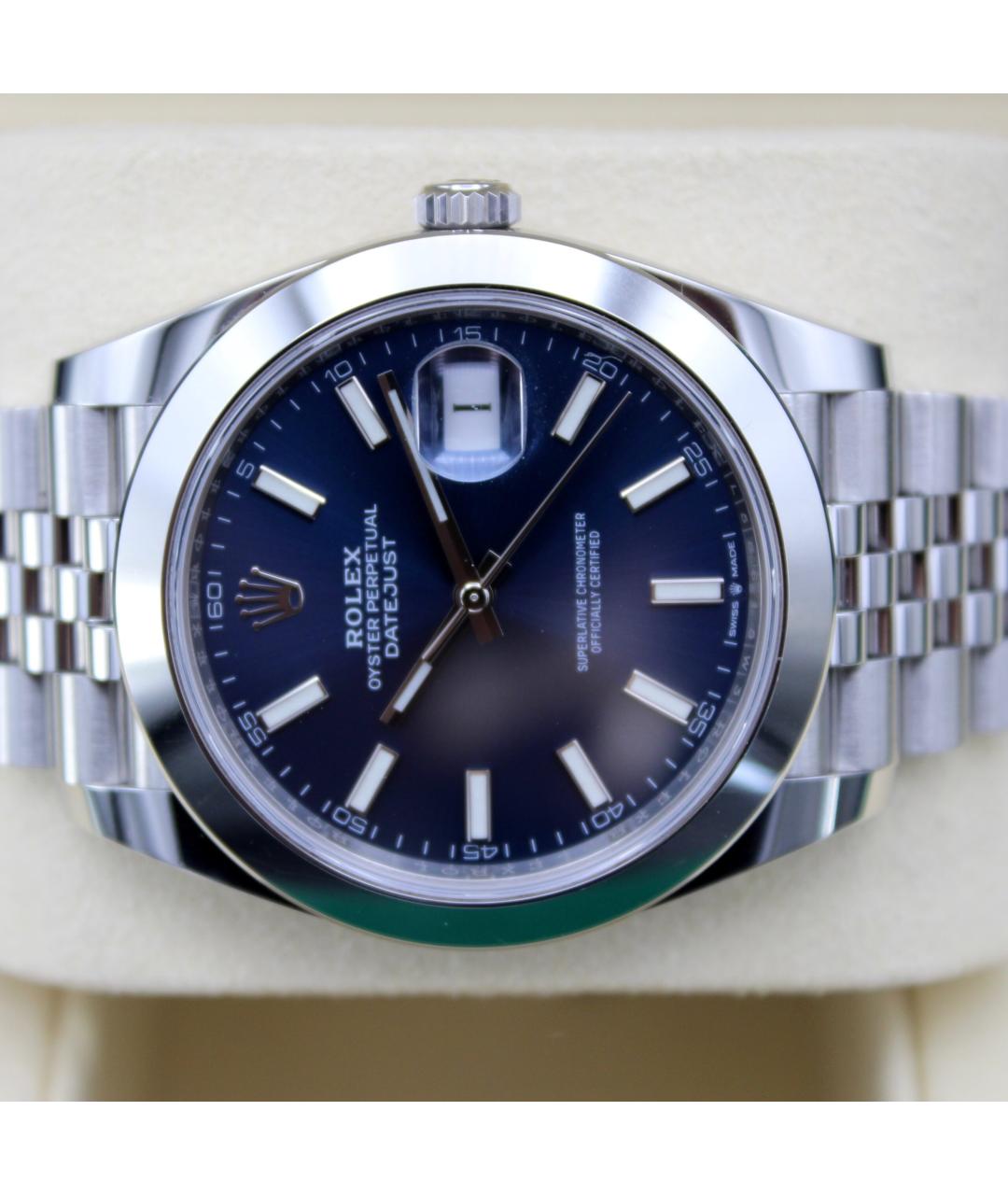 ROLEX Синие часы, фото 7