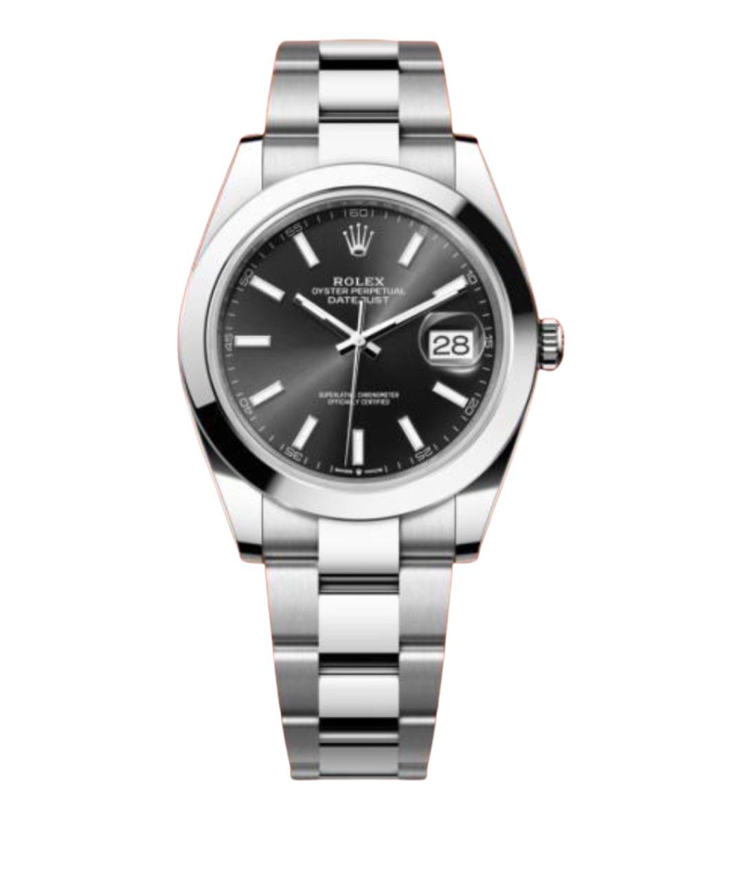 ROLEX Черные часы, фото 1