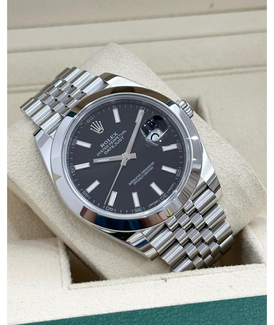 ROLEX Черные часы, фото 3