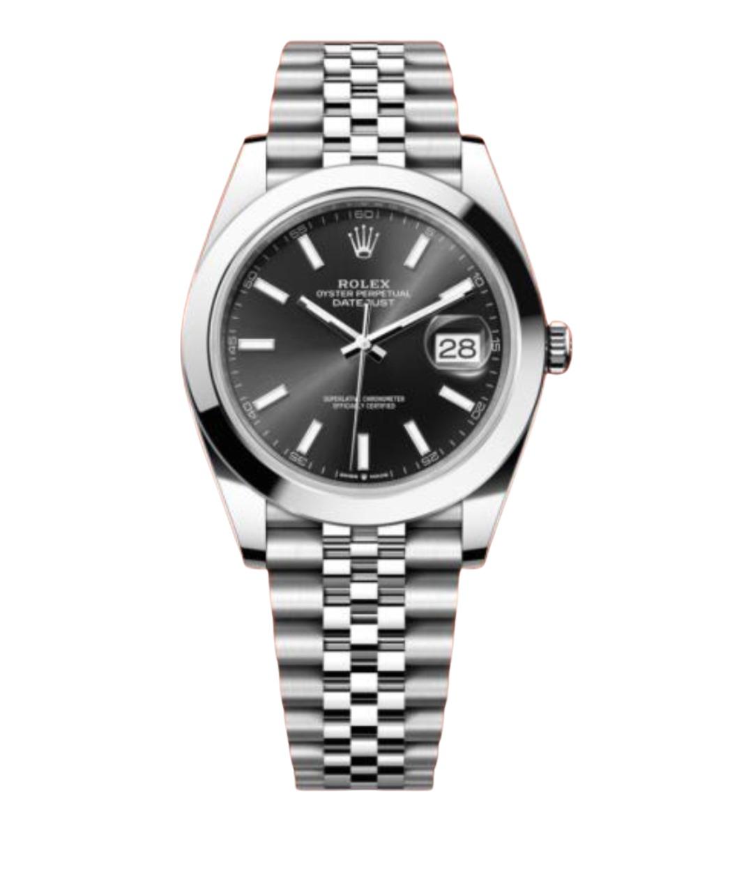 ROLEX Черные часы, фото 1