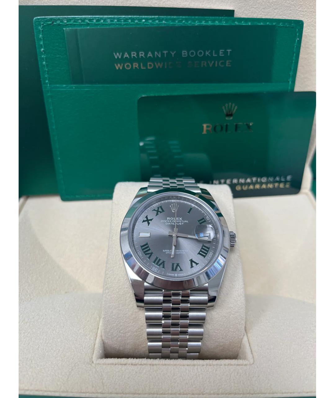 ROLEX Серые часы, фото 3