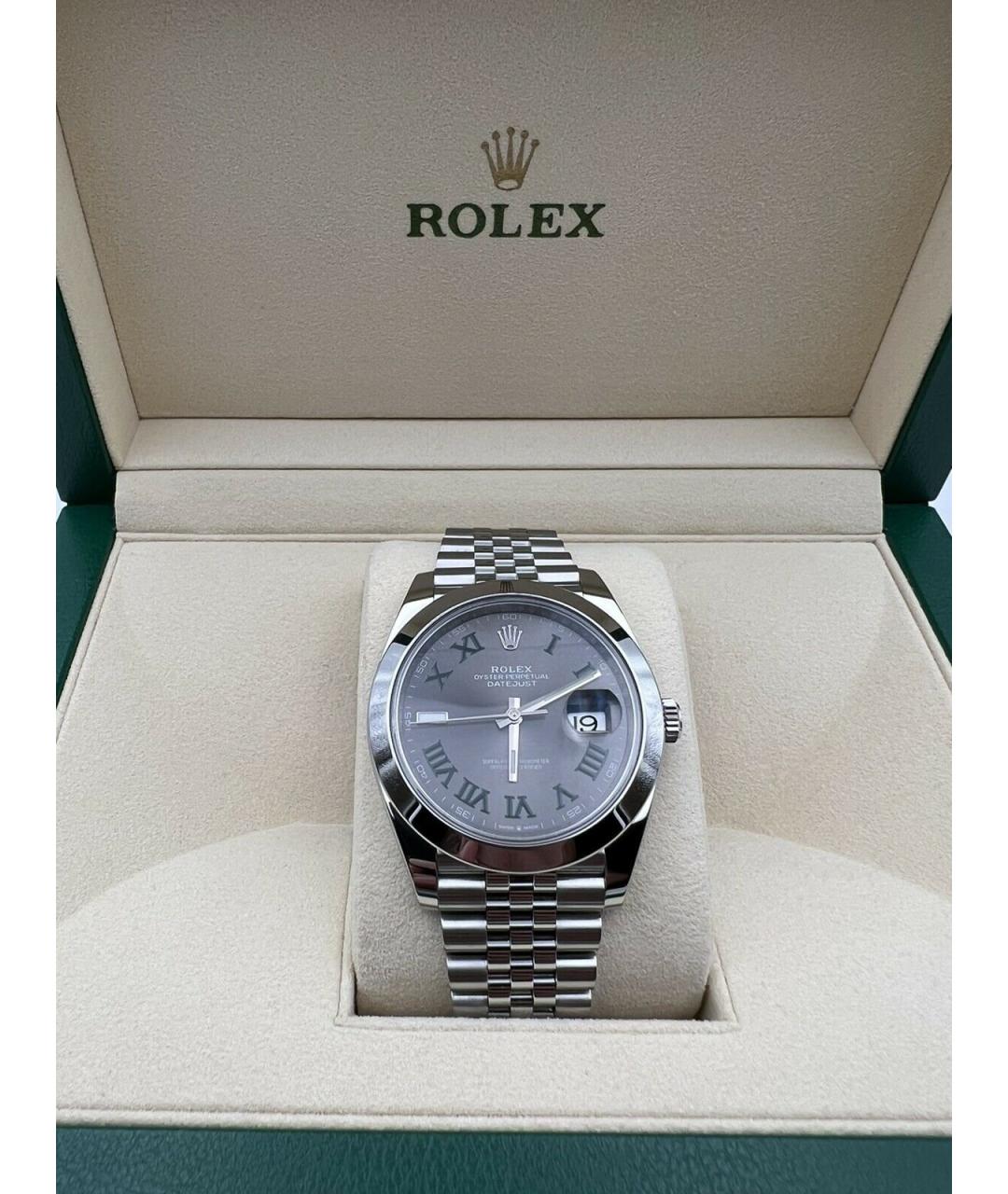 ROLEX Серые часы, фото 7