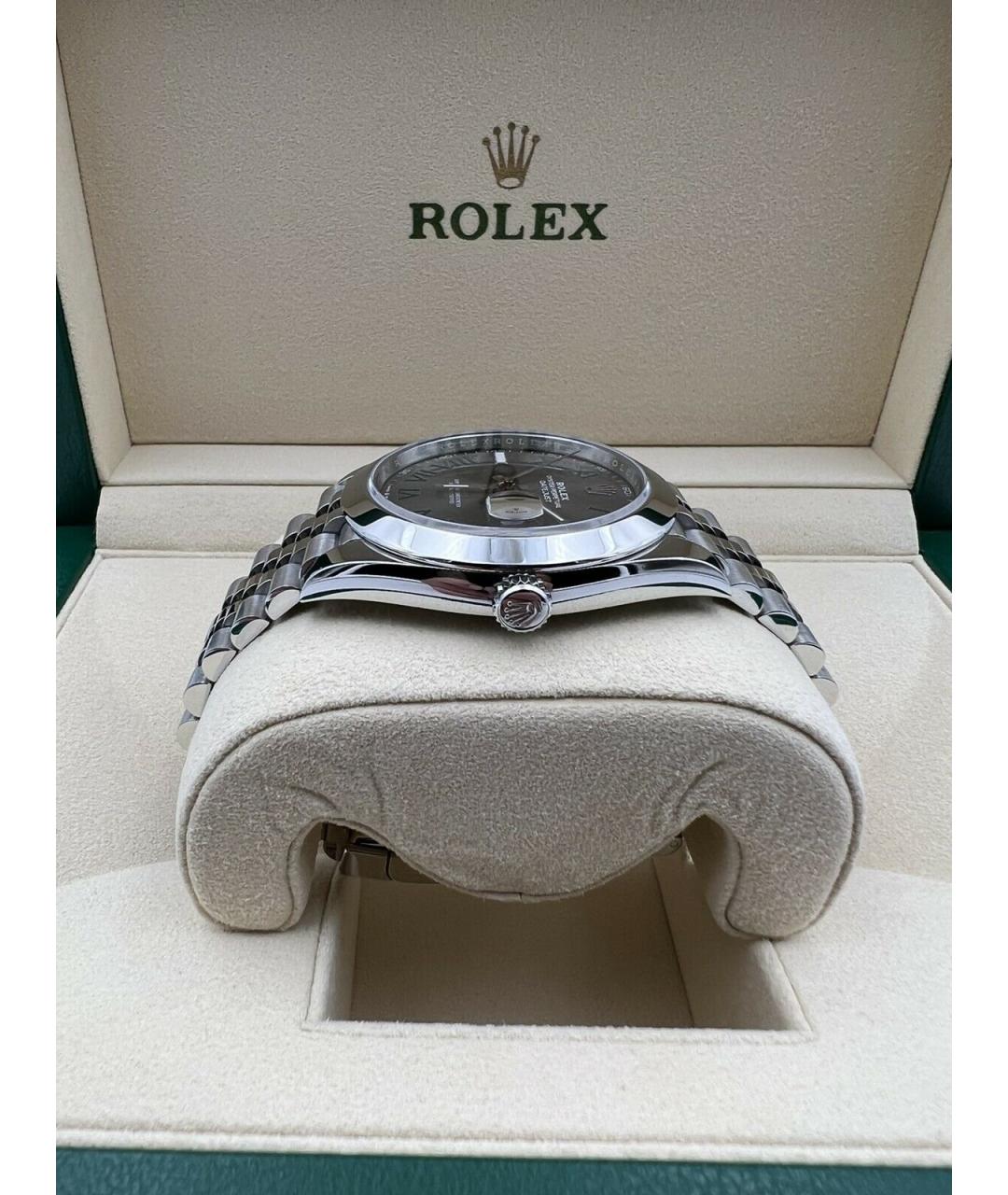 ROLEX Серые часы, фото 9