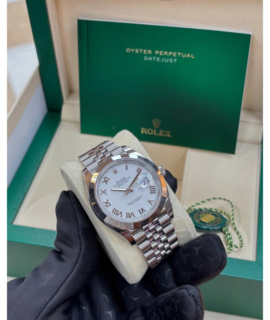 ROLEX Белые часы, фото 5