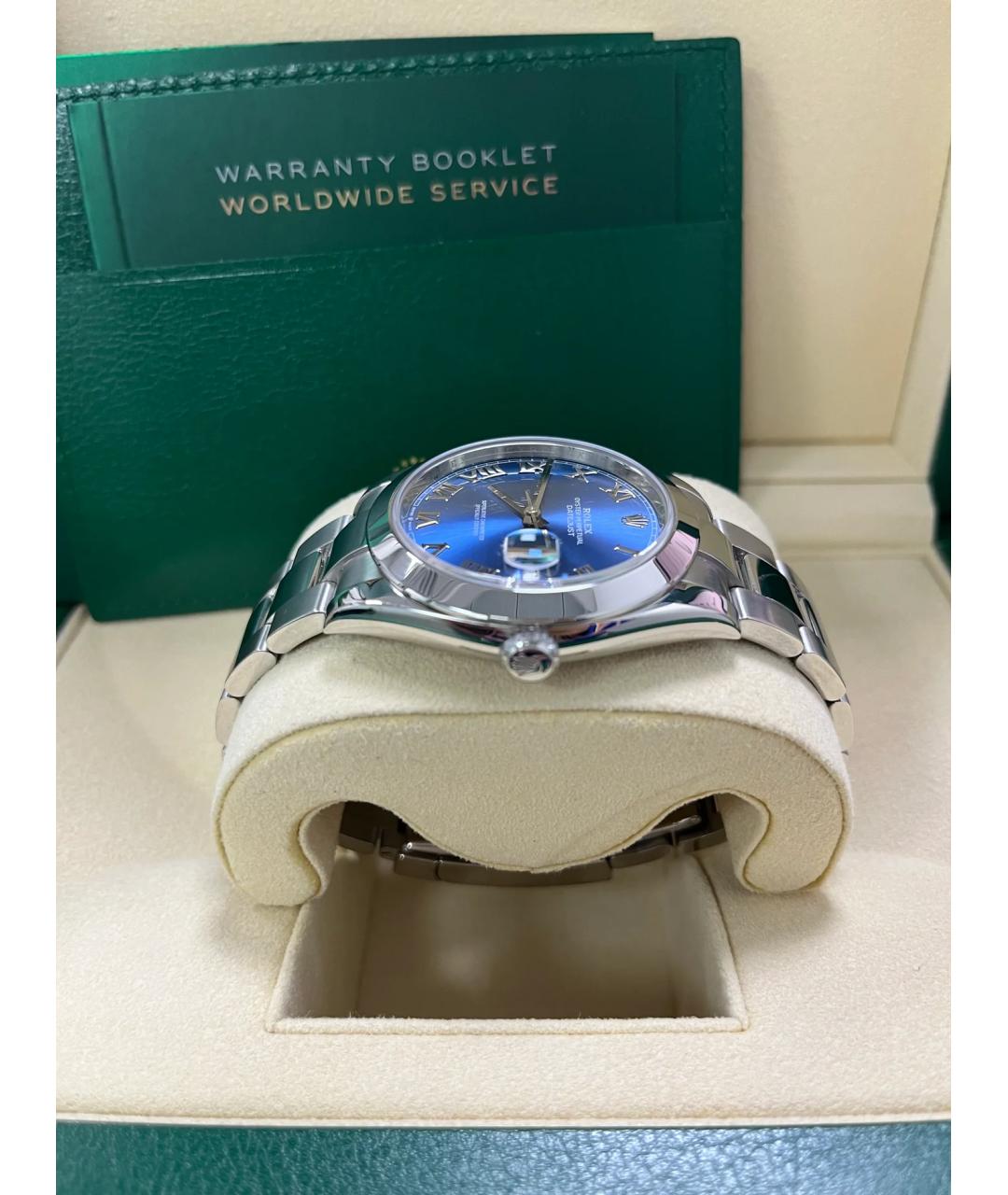 ROLEX Синие часы, фото 6