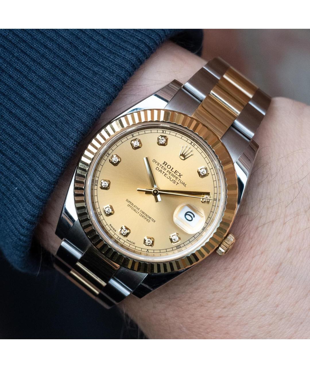 ROLEX Часы из желтого золота, фото 7