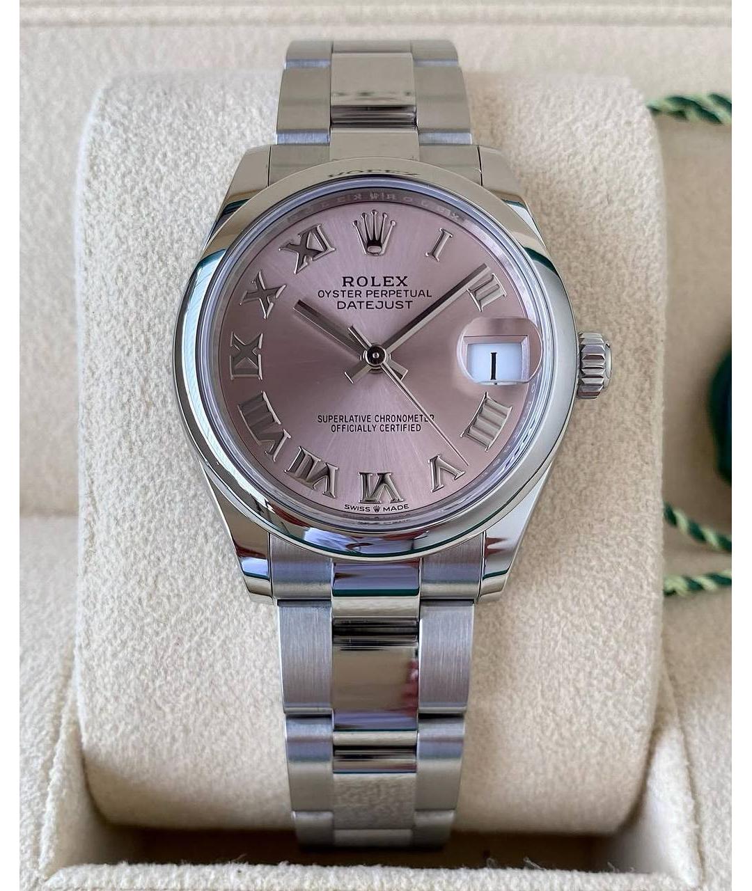 ROLEX Розовые часы, фото 2
