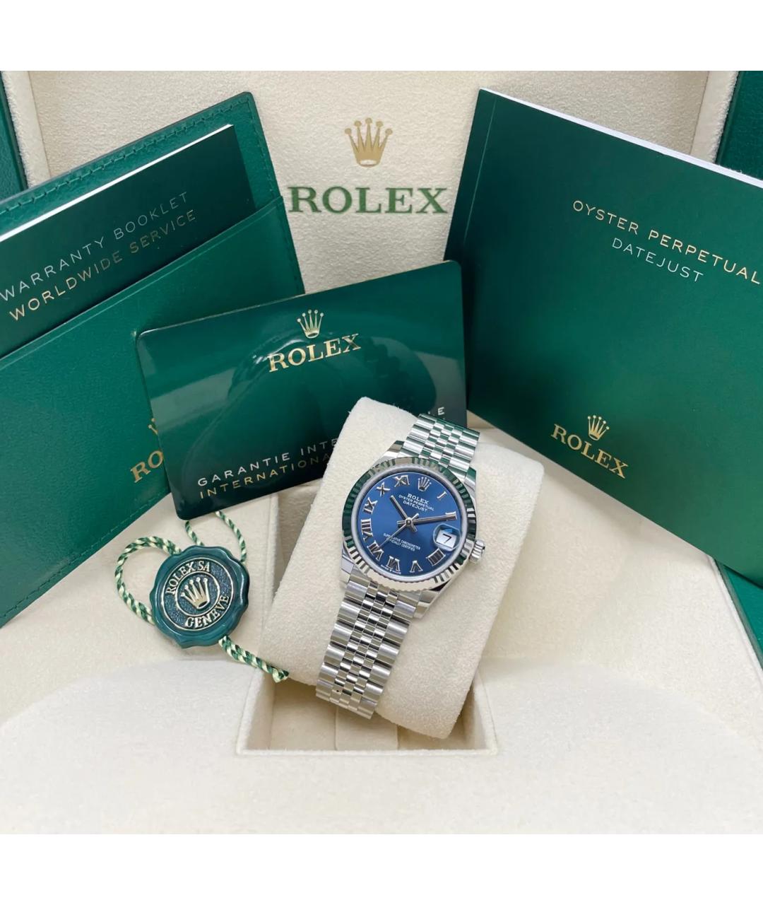 ROLEX Синие часы, фото 5