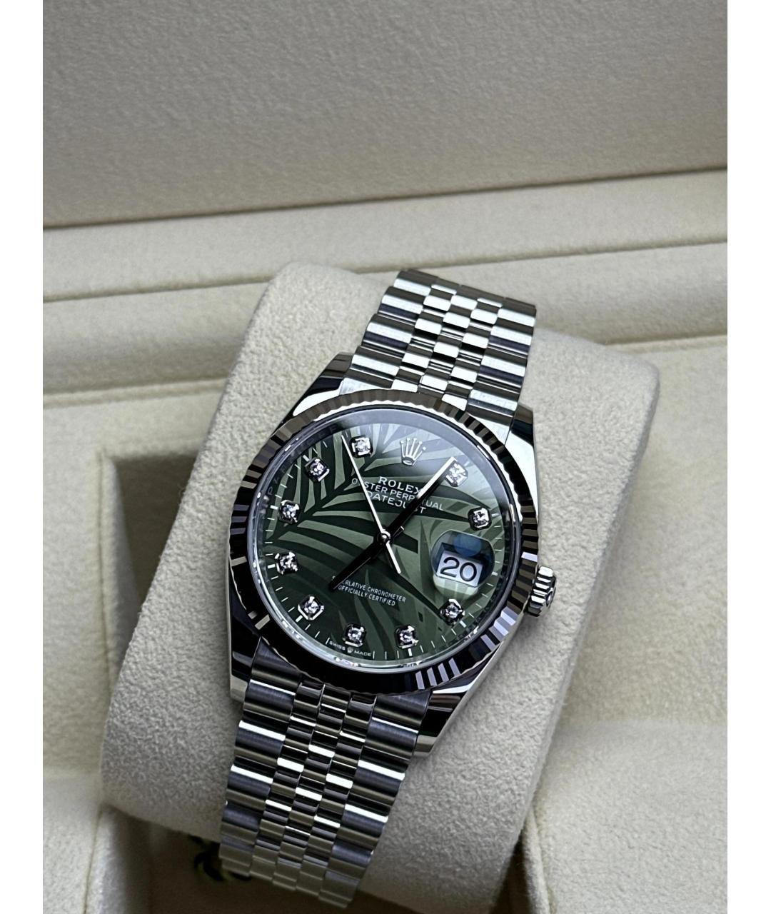 ROLEX Зеленые часы, фото 2