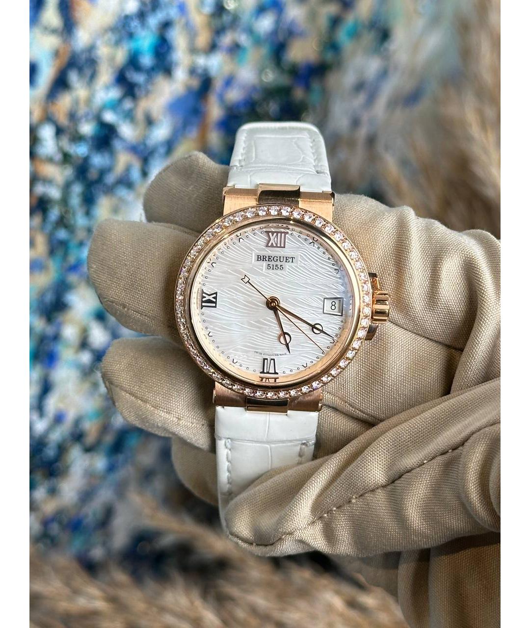 Breguet Белые часы из розового золота, фото 2