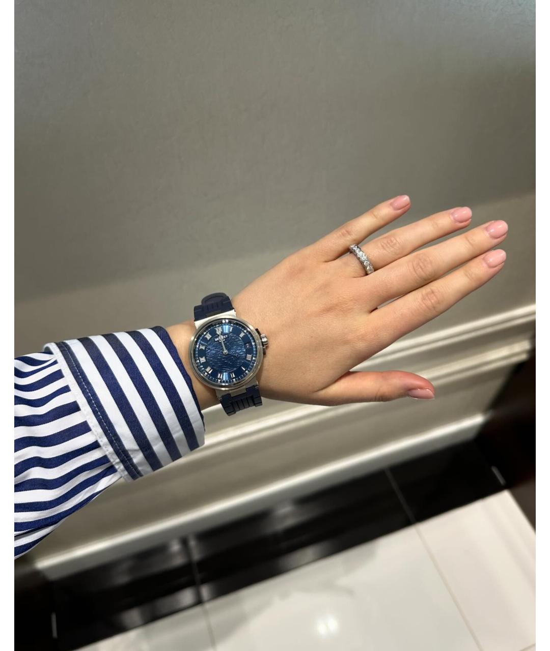 Breguet Синие часы из белого золота, фото 6