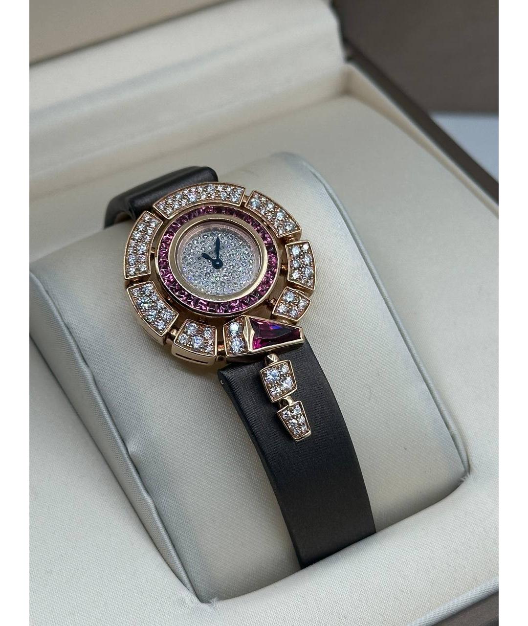 BVLGARI Золотые часы из розового золота, фото 4